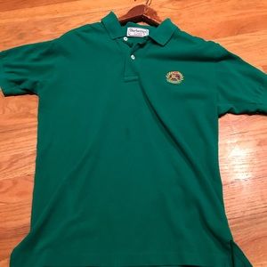 burberry green polo